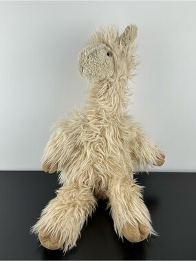 Jellycat Luis Llama Shaggy Furry Plus Stuffed Animal 19”
